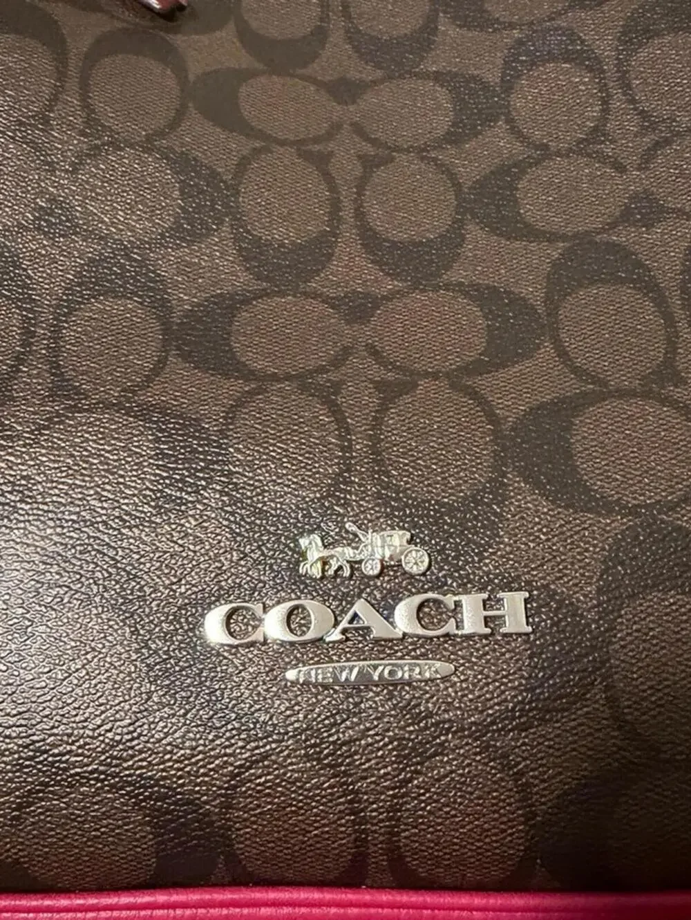 Coach Ellie File Crossbody Signature Canvas NWT